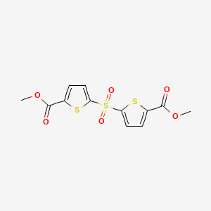 molecular formula C12H10O6S3 B5204031 dimethyl 5,5'-sulfonyldi(2-thiophenecarboxylate) 