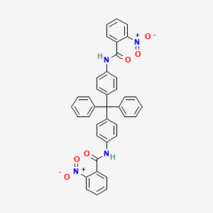 molecular formula C39H28N4O6 B5204098 N,N'-[(diphenylmethylene)di-4,1-phenylene]bis(2-nitrobenzamide) 