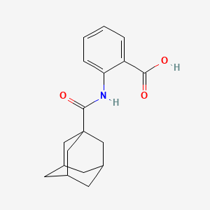 molecular formula C18H21NO3 B5204159 2-[(1-adamantylcarbonyl)amino]benzoic acid CAS No. 32639-99-9