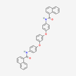 molecular formula C40H28N2O4 B5204183 N,N'-[1,3-phenylenebis(oxy-4,1-phenylene)]di(1-naphthamide) 