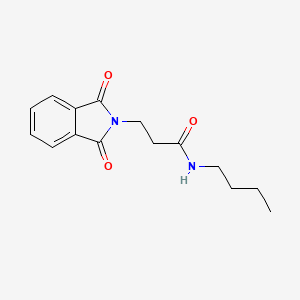 molecular formula C15H18N2O3 B5204208 N-butyl-3-(1,3-dioxo-1,3-dihydro-2H-isoindol-2-yl)propanamide 