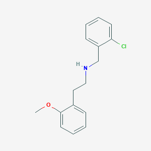 molecular formula C16H18ClNO B5204251 (2-chlorobenzyl)[2-(2-methoxyphenyl)ethyl]amine 