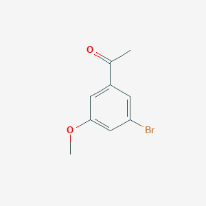 molecular formula C9H9BrO2 B052045 1-(3-Bromo-5-méthoxyphényl)éthanone CAS No. 1073642-71-3