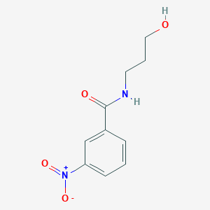 molecular formula C10H12N2O4 B5204599 N-(3-hydroxypropyl)-3-nitrobenzamide CAS No. 5181-91-9