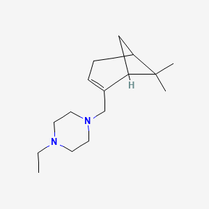 molecular formula C16H28N2 B5204754 1-[(6,6-dimethylbicyclo[3.1.1]hept-2-en-2-yl)methyl]-4-ethylpiperazine 