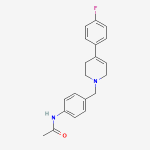 molecular formula C20H21FN2O B5205074 N-(4-{[4-(4-fluorophenyl)-3,6-dihydro-1(2H)-pyridinyl]methyl}phenyl)acetamide 