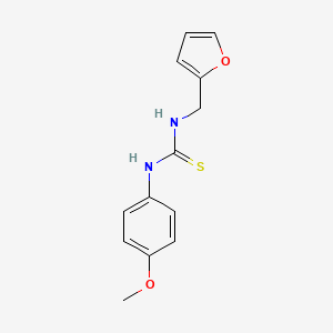 molecular formula C13H14N2O2S B5205111 N-(2-furylmethyl)-N'-(4-methoxyphenyl)thiourea 