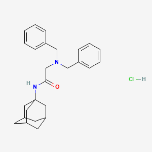 molecular formula C26H33ClN2O B5205205 N~1~-1-adamantyl-N~2~,N~2~-dibenzylglycinamide hydrochloride 