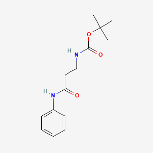 molecular formula C14H20N2O3 B5205229 叔丁基（3-苯胺基-3-氧代丙基）氨基甲酸酯 