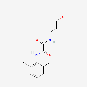 molecular formula C14H20N2O3 B5205404 N-(2,6-dimethylphenyl)-N'-(3-methoxypropyl)ethanediamide 