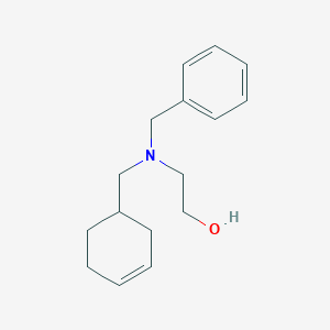 molecular formula C16H23NO B5205529 2-[benzyl(3-cyclohexen-1-ylmethyl)amino]ethanol 