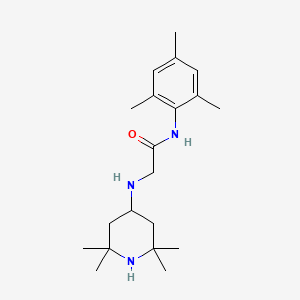 molecular formula C20H33N3O B5205642 N~1~-mesityl-N~2~-(2,2,6,6-tetramethyl-4-piperidinyl)glycinamide 