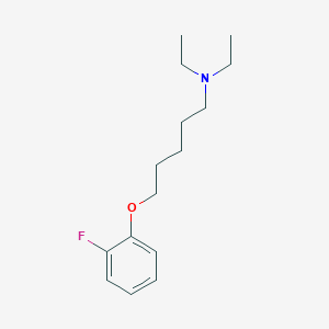 molecular formula C15H24FNO B5205791 N,N-diethyl-5-(2-fluorophenoxy)-1-pentanamine 