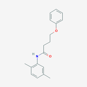 molecular formula C18H21NO2 B5205838 N-(2,5-dimethylphenyl)-4-phenoxybutanamide 