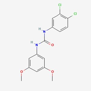 molecular formula C15H14Cl2N2O3 B5205863 N-(3,4-dichlorophenyl)-N'-(3,5-dimethoxyphenyl)urea 
