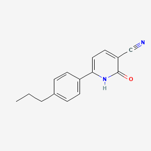 molecular formula C15H14N2O B5205877 2-hydroxy-6-(4-propylphenyl)nicotinonitrile 