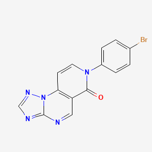 molecular formula C14H8BrN5O B5206354 7-(4-bromophenyl)pyrido[3,4-e][1,2,4]triazolo[1,5-a]pyrimidin-6(7H)-one 