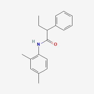 molecular formula C18H21NO B5206456 N-(2,4-dimethylphenyl)-2-phenylbutanamide 