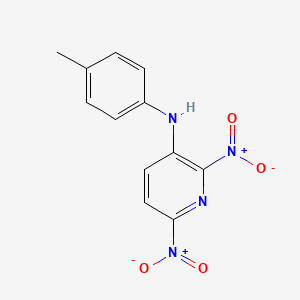 molecular formula C12H10N4O4 B5206499 N-(4-methylphenyl)-2,6-dinitro-3-pyridinamine 