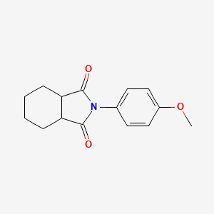 molecular formula C15H17NO3 B5206969 2-(4-methoxyphenyl)hexahydro-1H-isoindole-1,3(2H)-dione 
