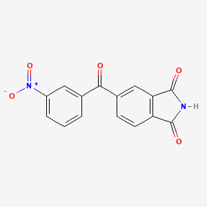 molecular formula C15H8N2O5 B5207057 5-(3-nitrobenzoyl)-1H-isoindole-1,3(2H)-dione 