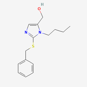 molecular formula C15H20N2OS B5207150 [2-(benzylthio)-1-butyl-1H-imidazol-5-yl]methanol 