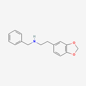 molecular formula C16H17NO2 B5207237 2-(1,3-benzodioxol-5-yl)-N-benzylethanamine 