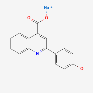 molecular formula C17H12NNaO3 B5207446 sodium 2-(4-methoxyphenyl)-4-quinolinecarboxylate 