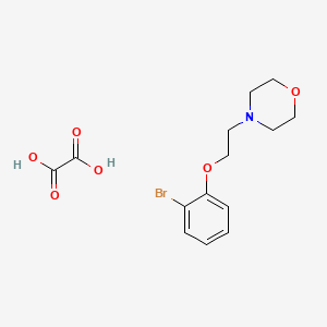 molecular formula C14H18BrNO6 B5207468 4-[2-(2-bromophenoxy)ethyl]morpholine oxalate 