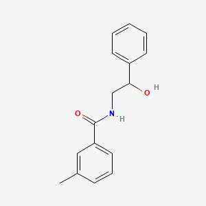 molecular formula C16H17NO2 B5207477 N-(2-hydroxy-2-phenylethyl)-3-methylbenzamide 