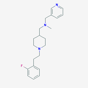 molecular formula C21H28FN3 B5207528 ({1-[2-(2-fluorophenyl)ethyl]-4-piperidinyl}methyl)methyl(3-pyridinylmethyl)amine 