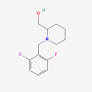 molecular formula C13H17F2NO B5207598 [1-(2,6-difluorobenzyl)-2-piperidinyl]methanol 