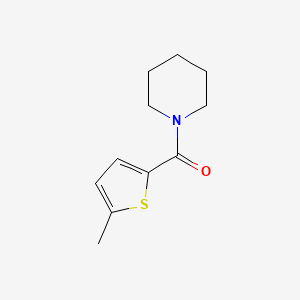 molecular formula C11H15NOS B5207640 1-[(5-methyl-2-thienyl)carbonyl]piperidine 