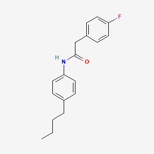 molecular formula C18H20FNO B5207803 N-(4-butylphenyl)-2-(4-fluorophenyl)acetamide 