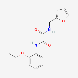 molecular formula C15H16N2O4 B5207899 N-(2-ethoxyphenyl)-N'-(2-furylmethyl)ethanediamide 