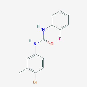 N-(4-bromo-3-methylphenyl)-N'-(2-fluorophenyl)urea