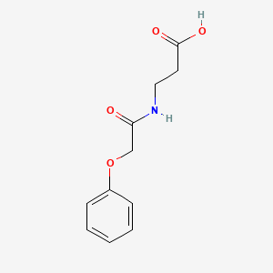 molecular formula C11H13NO4 B5207925 N-(phenoxyacetyl)-beta-alanine 