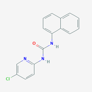 molecular formula C16H12ClN3O B5207948 N-(5-chloro-2-pyridinyl)-N'-1-naphthylurea 
