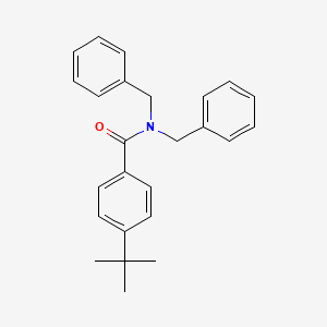 molecular formula C25H27NO B5208023 N,N-dibenzyl-4-tert-butylbenzamide CAS No. 302909-53-1