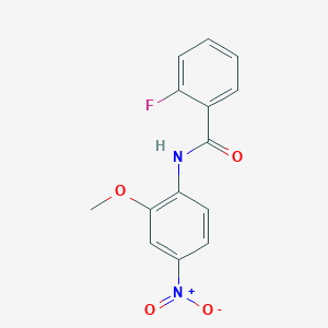 2-fluoro-N-(2-methoxy-4-nitrophenyl)benzamide