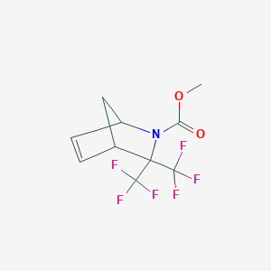 methyl 3,3-bis(trifluoromethyl)-2-azabicyclo[2.2.1]hept-5-ene-2-carboxylate