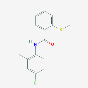 N-(4-chloro-2-methylphenyl)-2-(methylthio)benzamide