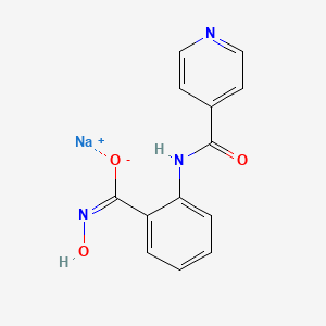 sodium 2-(isonicotinoylamino)benzenecarbohydroximate