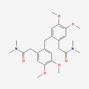 2,2'-[methylenebis(4,5-dimethoxy-2,1-phenylene)]bis(N,N-dimethylacetamide)