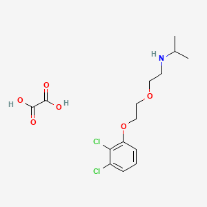 molecular formula C15H21Cl2NO6 B5208405 N-{2-[2-(2,3-dichlorophenoxy)ethoxy]ethyl}-2-propanamine oxalate 