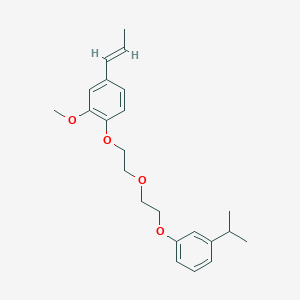 1-{2-[2-(3-isopropylphenoxy)ethoxy]ethoxy}-2-methoxy-4-(1-propen-1-yl)benzene