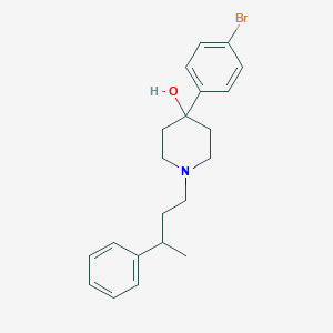 molecular formula C21H26BrNO B5208419 4-(4-bromophenyl)-1-(3-phenylbutyl)-4-piperidinol 