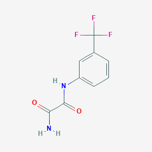 molecular formula C9H7F3N2O2 B5208702 N-[3-(三氟甲基)苯基]乙二酰胺 CAS No. 17738-87-3