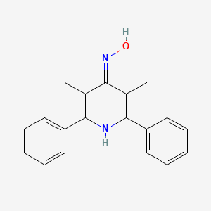 3,5-dimethyl-2,6-diphenyl-4-piperidinone oxime