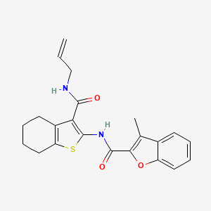 N-{3-[(allylamino)carbonyl]-4,5,6,7-tetrahydro-1-benzothien-2-yl}-3-methyl-1-benzofuran-2-carboxamide